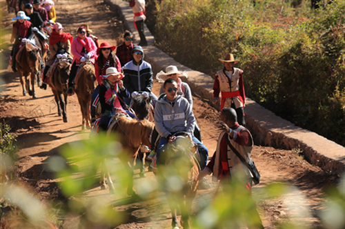 這里交通便利，區(qū)位優(yōu)越，境內(nèi)擁有高原濕地、茶馬古道、環(huán)湖生態(tài)步道、臥虎山、傳統(tǒng)古村、環(huán)海觀光大道等自然風(fēng)光，以及多彩的納西文化和獨(dú)特的田園風(fēng)光，是一個(gè)以自然資源和文化資源為主要特色的旅游名村。